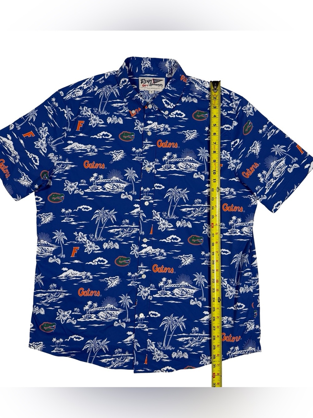 Reyn Spooner Sz XL Florida Gators Hawaiian Shirt Aloha Tropical Game Day NCAA - Picture 4 of 5